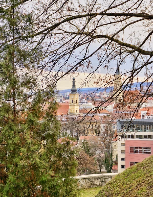 View from Cetatuia Park in Cluj